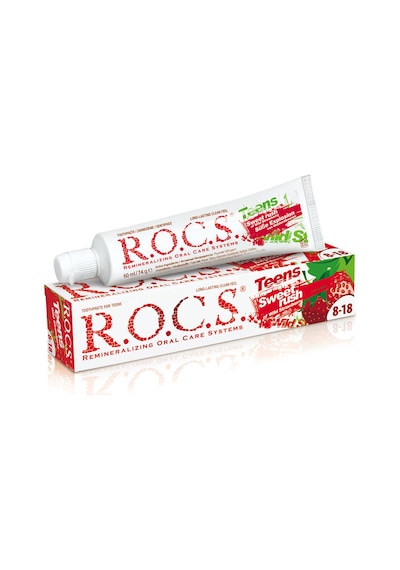 Rocs Teen 8-18 Yaş Yaban Çileği Tadında Diş Macunu - 74 G