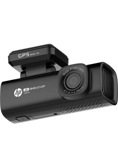 Hp F499x 4k Wdr, Araçiçi Ön + Arka Kamera, 1.5 Inch Renkli Lcd Ekran, Gps Li, Wi-fi Destekli