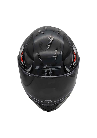 Ls2 Rapıd 2 Spox Kapalı Kask Gri - Kırmızı