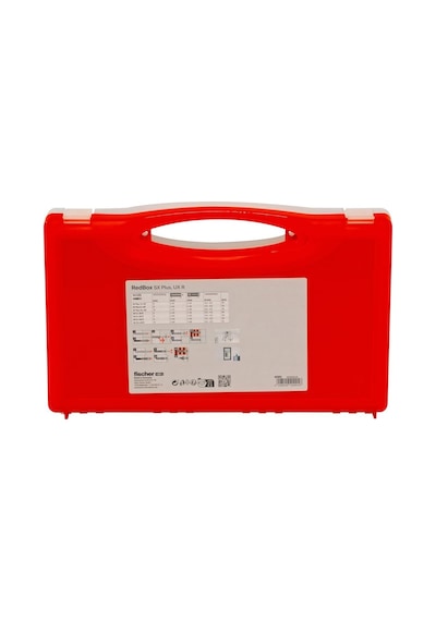 Fischer Red-box Ux/sx Plus, Dübel Kutusu, 160 Evrensel Dübel, Ux & 130 Genişletme Dübelleri Sx Plus, Önceden Sınıflandırılmış Dübel Seti, Çok Sayıda Yapı Malzemesi Ve Sabitleme İçin