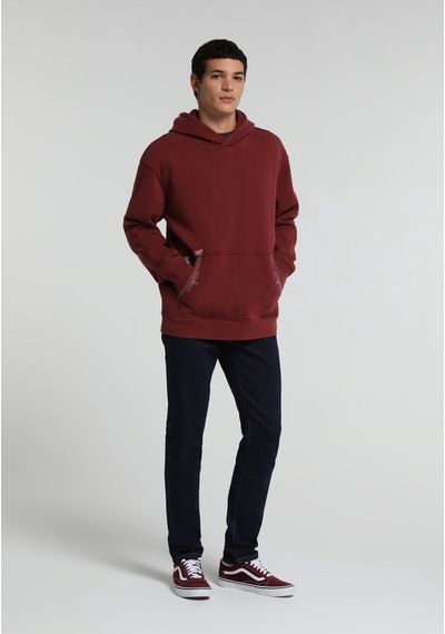 Colin's Colins Relaxed Fit Kapüşonlu Düz Erkek Bordo Sweatshirt Cl1081805 Q1.v1 Brd