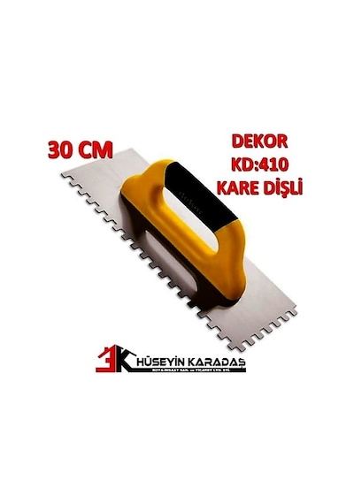Dekor Hassan Seramik Malası Kare Dişli 30 CM