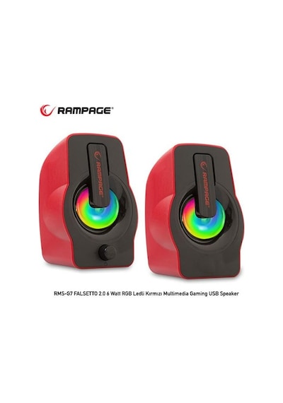 Rampage Rms-G7 Falsetto Usb Speaker Kırmızı