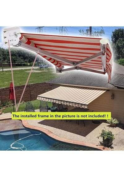 Tr Bu Veranda Tente, 3,7 X 3 M, Geri Çekilebilir Veranda Tente Kumaş Değiştirme, Yedek Tente Kumaş, %100 280 G Poly Genel Tr Bu Veranda Tente, 3,7 X 3 M, Geri Çekilebilir Veranda Tente Kumaş Değiştirme, Yedek Tente Kumaş, %100 280 G Poly Genel