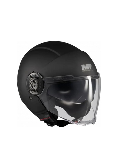 Mt Helmets Viale Sv Pure A1 Açık Kask Siyah