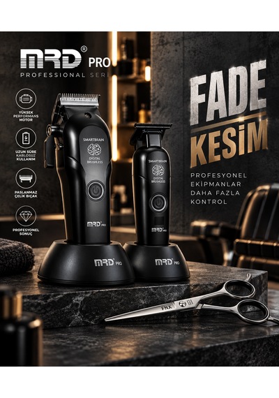 Mrd Hc3969 Gmt3969 Profesyonel Saç Kesim Ve Çizim Makinesi Seti