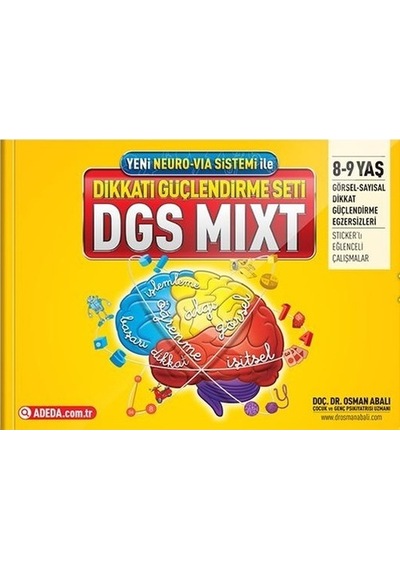 Dikkati Güçlendirme Seti Mixt 8-9 Yaş - Osman Abalı