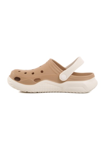 Vizon Hafif Eva Taban Unisex Sabo Terlik Stella Z Vizon-beyaz Vizon - Beyaz