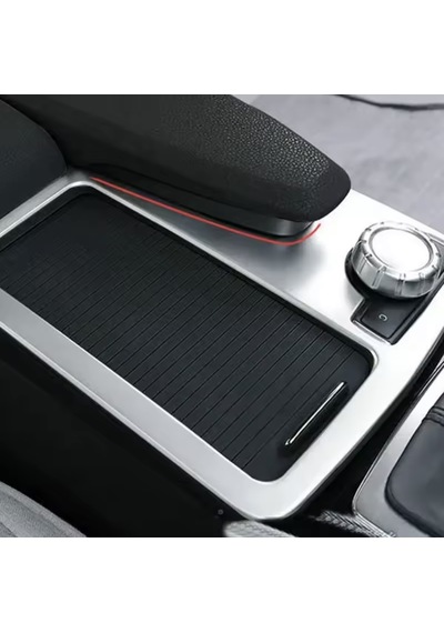 Mercedes Benz W212 Orta Konsol Bardaklık Çerçevesi Gümüş