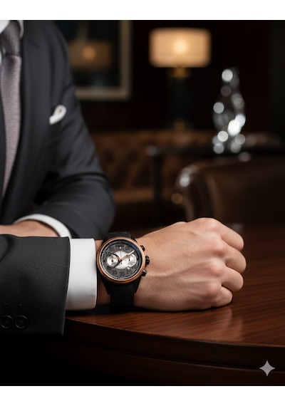 Bomberg Bolt-68 Ns44chtt.0093.2 Chronograph Erkek Kol Saati Siyah - Rose Gold