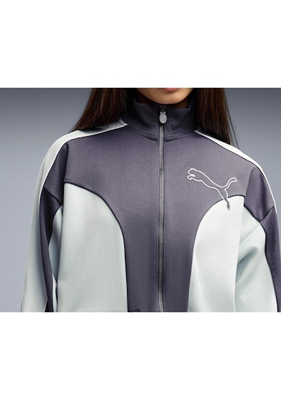Puma T7 Relaxed Track Jacket Kadın Günlük Ceket 63663235 Lacivert