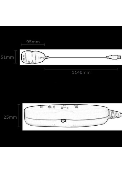 Al-4672 Usb Gitar Guitar Link Kablosu Çevirici Dönüştürücü