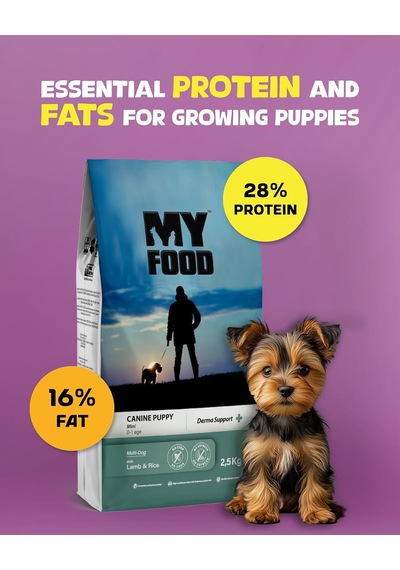 Food Yavru Köpek Maması Mini Irk Kuzulu 2,5 Kg