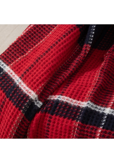 Mudo Home Scotch Diz Üstü Battaniye Kırmızı 130x170 8954026