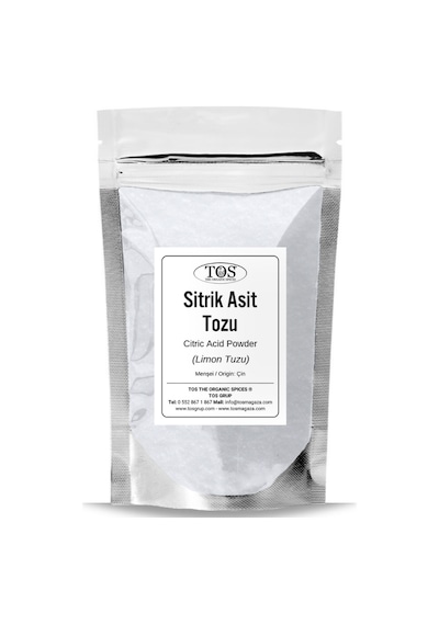 Tos The Organic Spices Sitrik Asit Tozu 250 G Citric Acid Powder