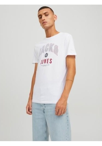 Jack & Jones T-shırt Male Knıt Co100 WHITE