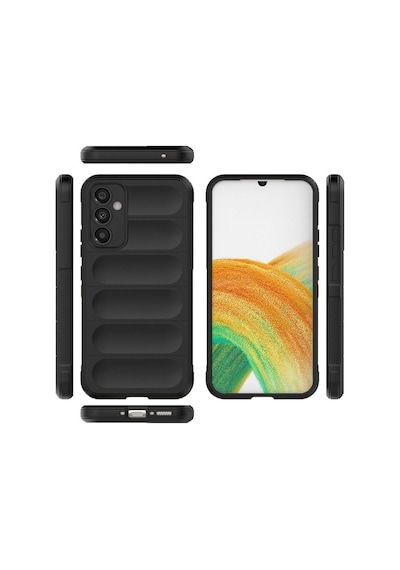 Samsung Galaxy Uyumlu , A15 4g Kılıf Optimum Silikon - Siyah