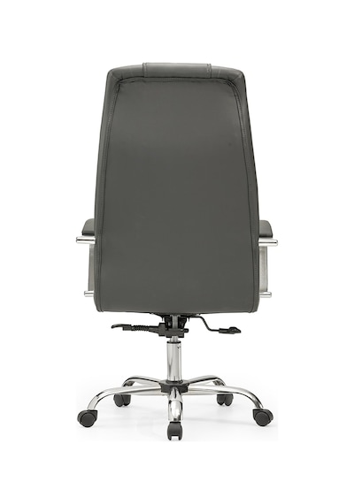 Hera2 Bilgisayar Koltuğu Ofis Müdür Büro Çalışma Sandalyesi Siyah Renk Krom Ayaklı Siyah