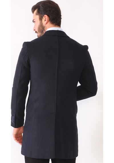 Plt8398 Dewberry Erkek Palto-lacivert Lacivert