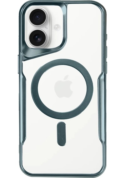 Newface - 801 - İphone 16 Kılıf Boyi Magsafe Silikon Kapak - Csmo-tex - - Turkuaz