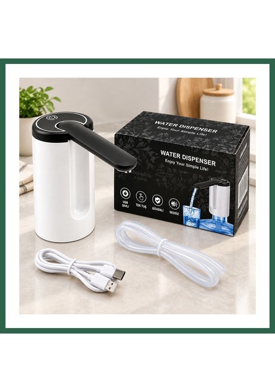 Bezos Usb Şarjlı Otomatik Damacana Su Pompası 800mah Bzs01 Çok Renkli