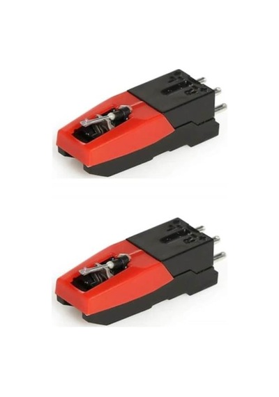 Midex Mt-02x Seramik Kristalli Metal Pikap Iğnesi 2'li Paket Midex Mt-02x Seramik Kristalli Metal Pikap Iğnesi 2'li Paket