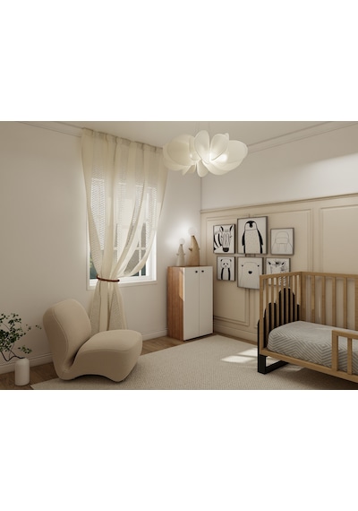 2 Kapaklı Çok Amaçlı Dolap Marbella Renk