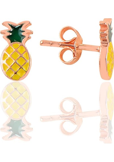 Gümüş Ananas Küpe N11.32637