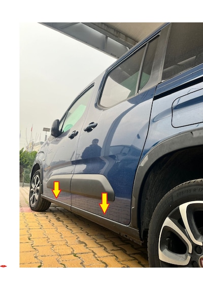 Peugeot Rifter Yan Marşpiyel Kaplaması 4 Parça Abs 2019-2025 Aras