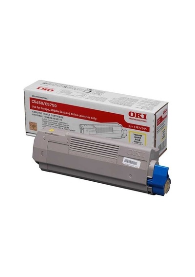 Tonersepeti Oki C5650-43872321 Sarı Toner