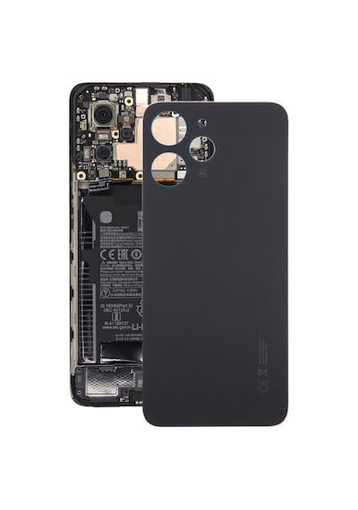 Cbtx Xiaomi Redmi 12 4g Cam Malzeme Pil Arka Kapağı Uyumlu Siyah