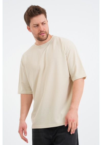 Redline Sway Erkek Oversize Tişört Bej