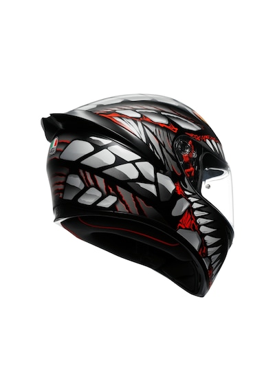 Agv K1 S Lyzard Matt - Black / Grey / Red - S Diğer