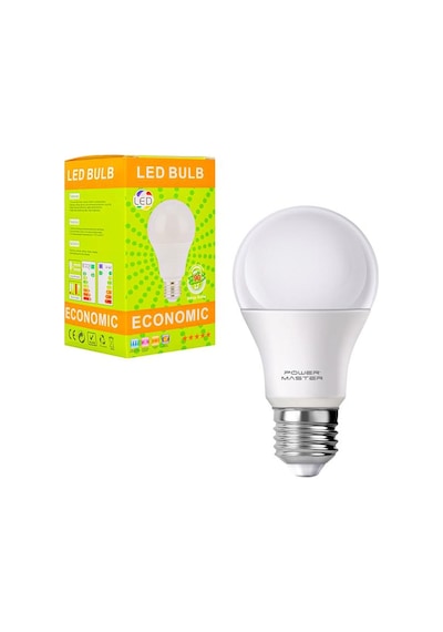 Powermaster E27 9 Watt 6500k Beyaz Led Ampul Enerji Tasarruflu