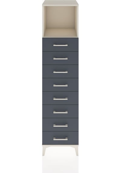 Hyperion Dolap Tek Raflı 8 Çekmeceli 44x44x182 Aytaşı-antrasit Aytaşı Hyperion Dolap Tek Raflı 8 Çekmeceli 44x44x182 Aytaşı-antrasit Aytaşı
