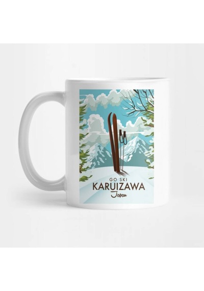Karuizawa - Japonya Kupa Bardak Çok Renkli