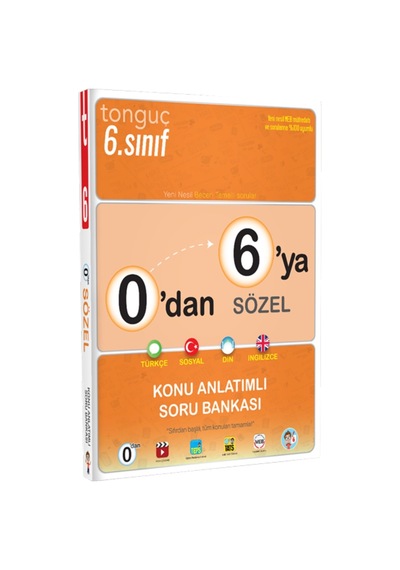 Tonguç 0'Dan 6'Ya Sözel Konu Anlatımlı Soru Bankası (549771225)