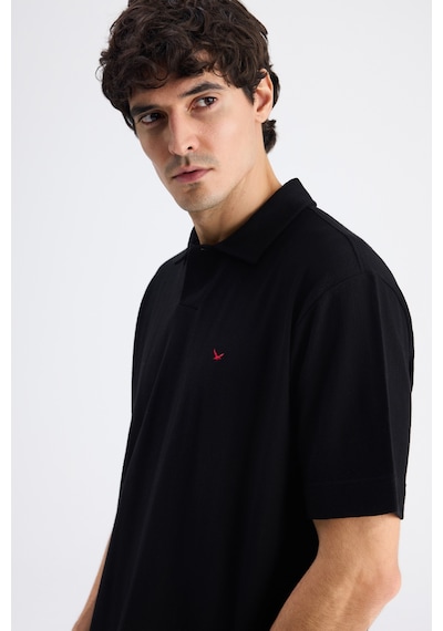 D's Damat Ds Damat Regular Fit Siyah Düz T-shirt 6hc144701222m 001