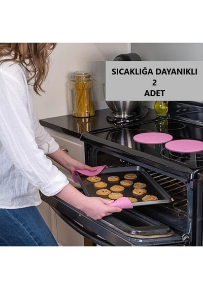 2'li Silikon Nihale Petek Desenli, Kalburabastı Kalıbı, Tutacak Silikon Diğer