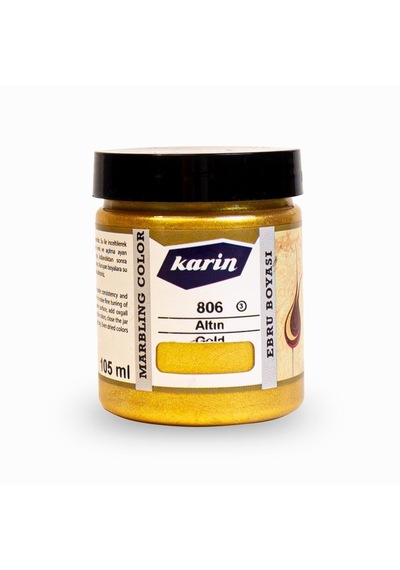 Karin Ebru Boyası 105 Ml. 806 Altın