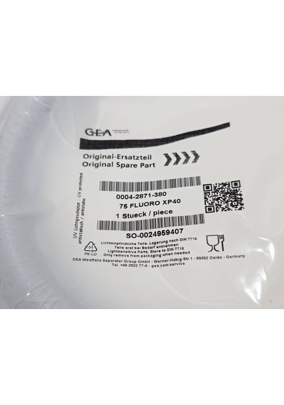 Gea 0004-2871-380 Fluoroprene Xp40 Diyafram
