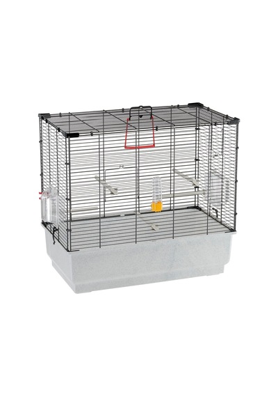 52003817 Vogelheim Rekord 4, Muhabbet Kuşları İçin, Komple Donanım, Ölçüler: 60 X 32,5 X 57,5 Cm, Siyah