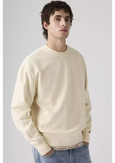 Levi's Erkek Bisiklet Yaka Ekru Sweatshirt - A9244-0043 Ekru