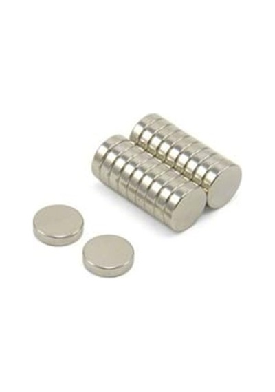 50 Adet 10mm X 2mm Neodyum Mıknatıs, Güçlü Manyetik Etki