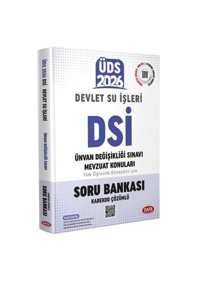 Data 2026 Gys Üds Dsi Devlet Su İşleri Mevzuat Konuları Soru Bankası Çözümlü Görevde Yükselme Ünvan Değişikliği Data Yayınları