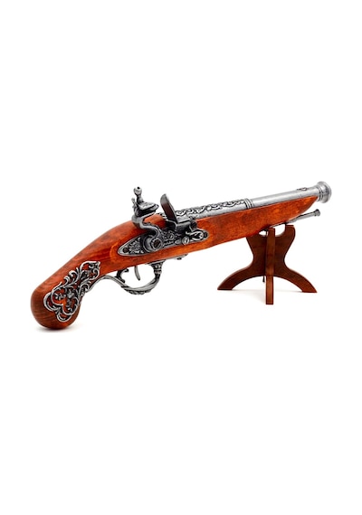 Denix Dekoratif Çakmaklı Tabanca 37 Cm, İngiltere 18. Yüzyıl Flintlock Pistol
