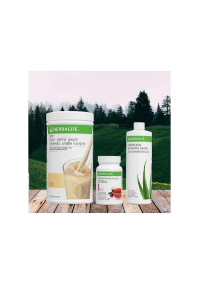 Shake Vanilya Aromalı 500 Gr Aloe 473 Gr Ahududu 51 Gr Çay 3 Lü Set