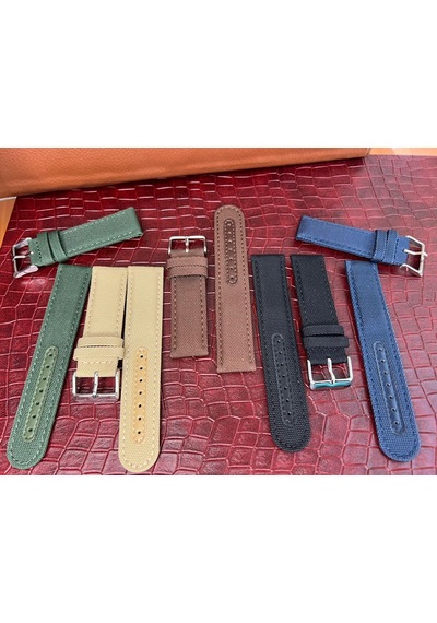R4104s Roder Deri Kayış - Lacivert - 22x22mm Şeffaf