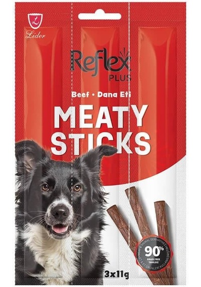 Reflex Biftekli Köpek Ödül Çubuğu 11 Gr 3 Adet