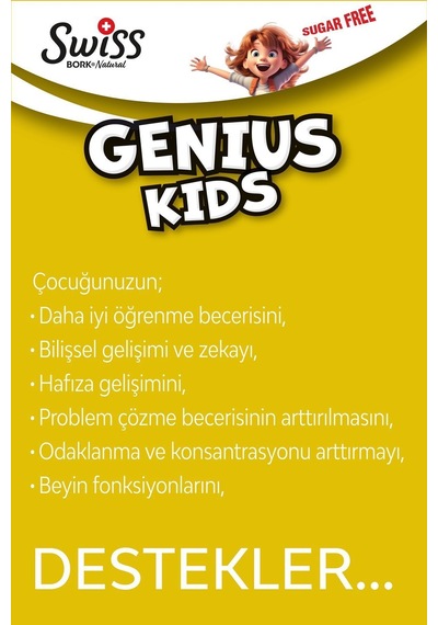 Swiss Bork Genius Kids Şurup 150 Ml